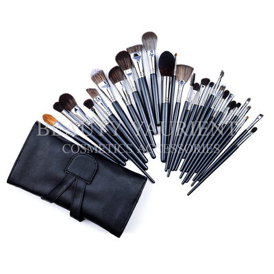 FSC Customized Ferrule Professional ชุดแปรงเครื่องสำอางแปรงแต่งหน้าสีดำ Set